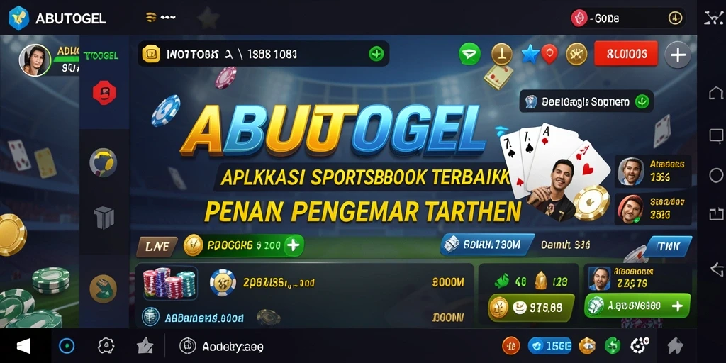 Tampilan screenshot ABUTOGEL yang menarik menampilkan fitur taruhan olahraga.
