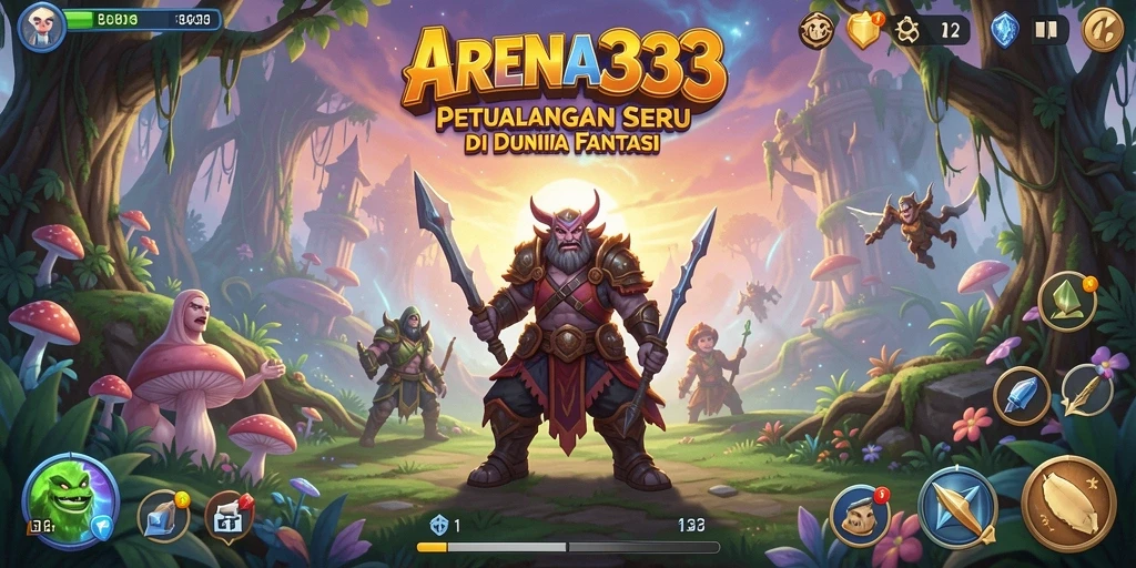 Tampilan memukau dalam permainan petualangan ARENA333.