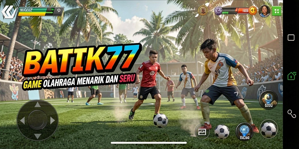 Tampilan menarik dari gameplay BATIK77 yang penuh aksi