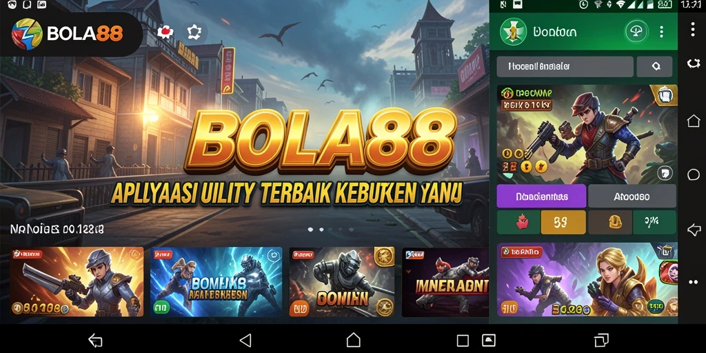 Tampilan antarmuka aplikasi BOLA88 yang intuitif dan fungsional.
