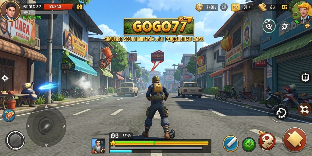 Screenshot GOGO77 menampilkan gameplay seru dalam simulasi yang dinamis.