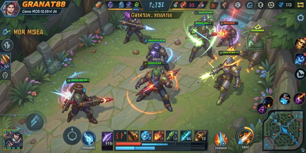 Tampilan gameplay seru dalam GRANAT88 dengan aksi intens.