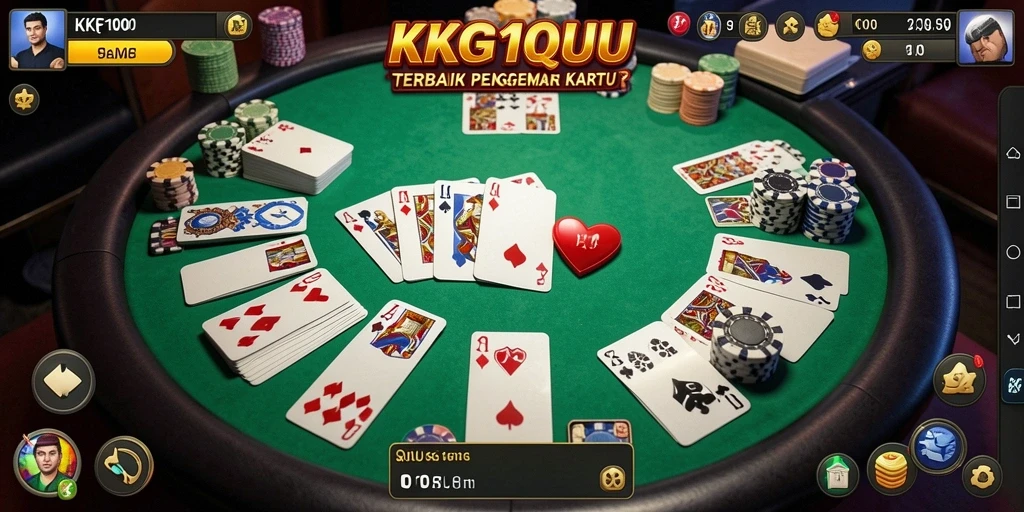 Gameplay seru KPK100 dengan kartu QiuQiu.