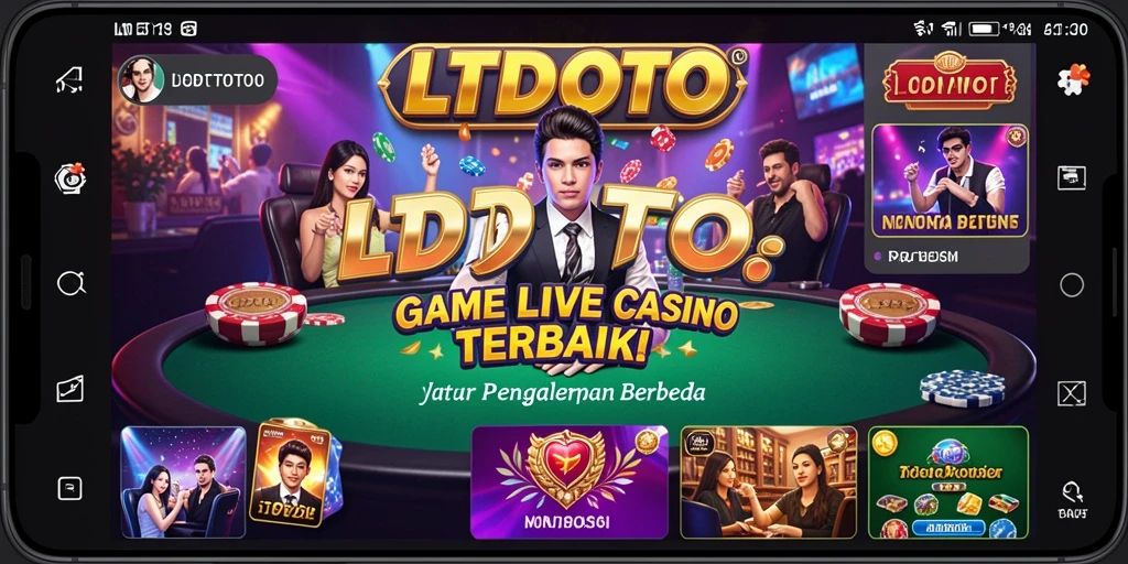 Tampilan gameplay Live Casino LTDTOTO yang mengasyikkan dan interaktif.