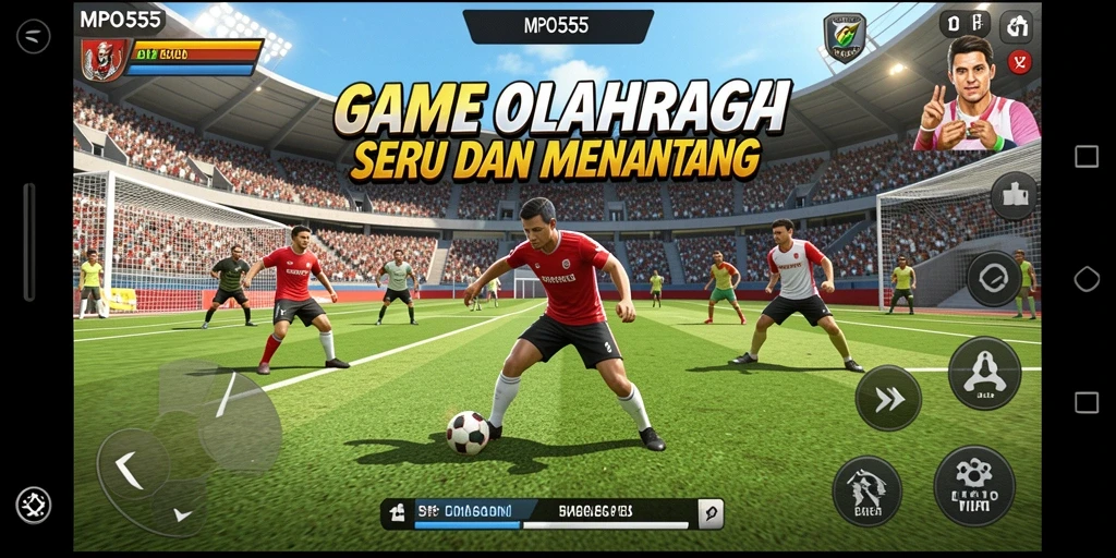 Tampilan gameplay seru dari olahraga di MPO555.