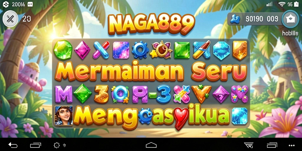 Tampilan gameplay NAGA889 yang penuh warna dan menarik.