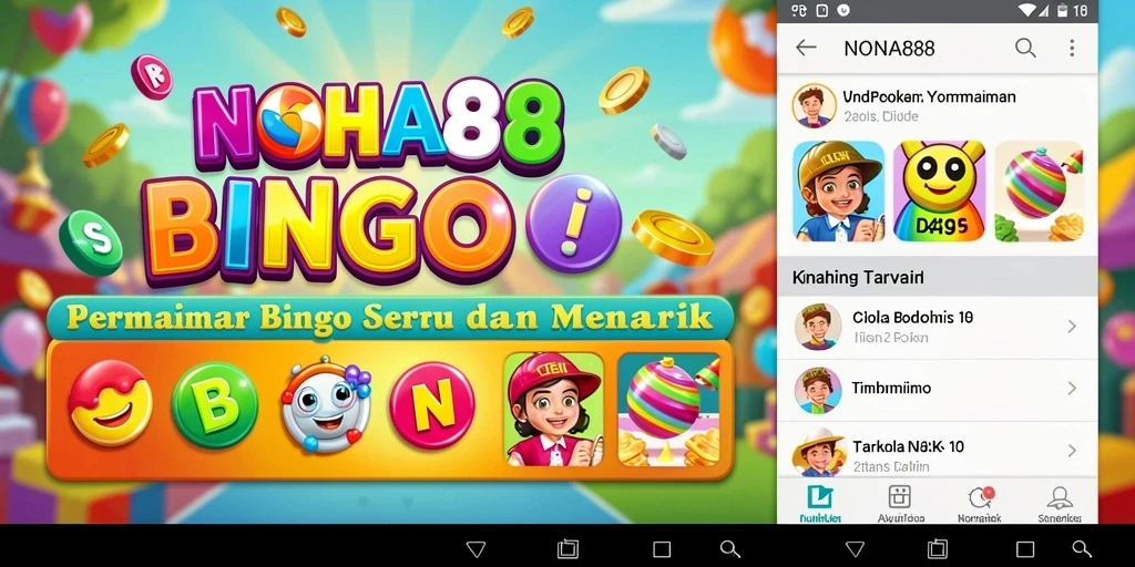 Screenshot gameplay NONA88 menampilkan keseruan bermain Bingo.