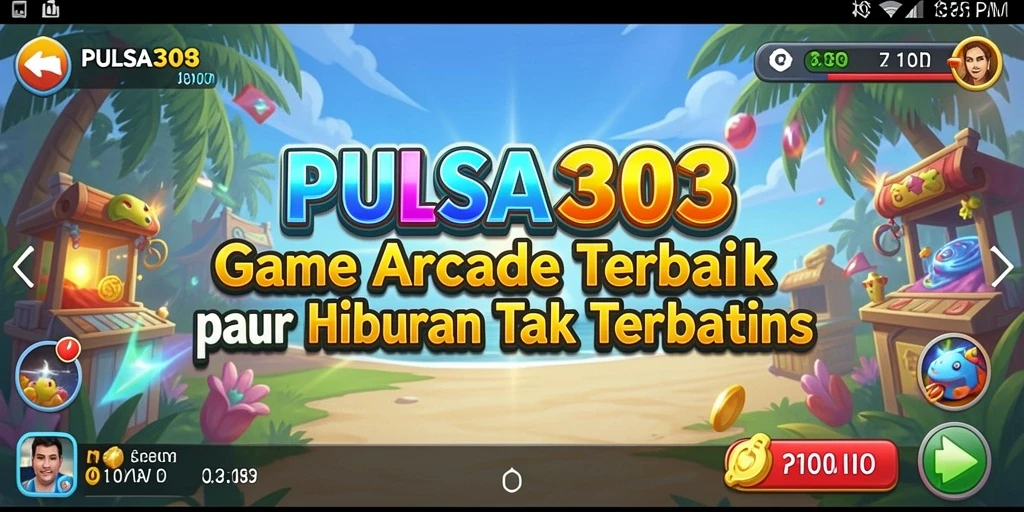 Screenshot utama PULSA303 menampilkan gameplay yang penuh aksi dan keseruan.
