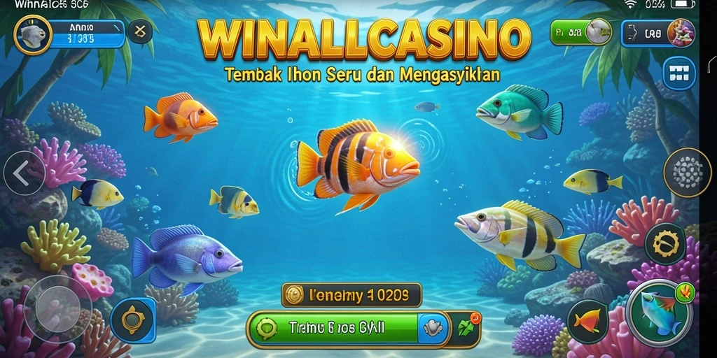 Tampilan gameplay Tembak Ikan yang seru dan menantang.
